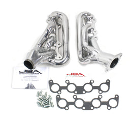JBA - Headers & Manifolds - JBA 15-20 Ford Mustang 5.0L 1-3/4in Stainless Steel Silver Ceramic Shorty Header - Anything Coyote