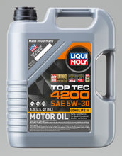 Load image into Gallery viewer, LIQUI MOLY 5L Top Tec 4200 Motor Oil 5W-30