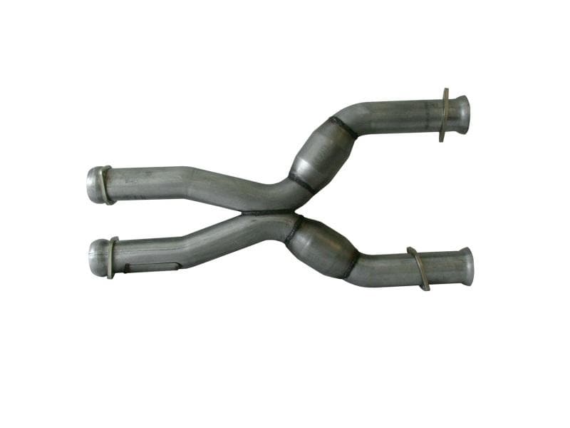 BBK - X Pipes - BBK 79-04 Mustang Coyote Swap Short Mid X Pipe w Catalytic Converters 3.0 For BBK Long Tube Headers - Anything Coyote