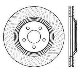Stoptech - Brake Rotors - Slotted - StopTech Power Slot 94-04 Ford Mustang Front Right Slotted Rotor - Anything Coyote