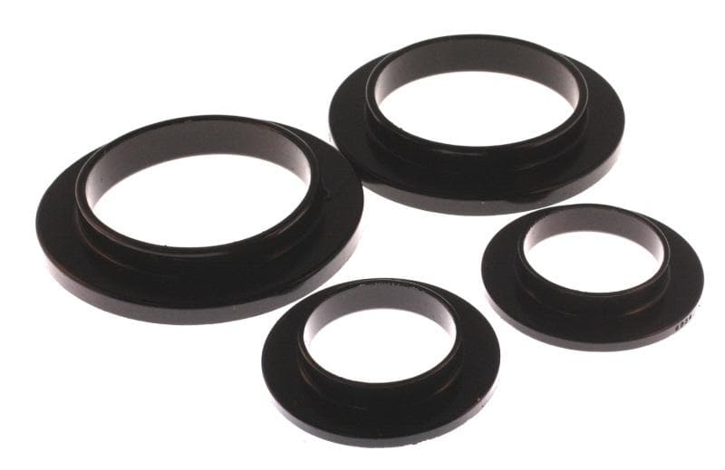 Energy Suspension - Bushing Kits - Energy Suspension 79-04 Ford Mustang SVO Black Rear Spring Upper & Lower Isolator Set - Anything Coyote