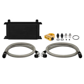 Mishimoto - Oil Coolers - Mishimoto Universal 19 RowThermostatic Oil Cooler Kit - Black - Anything Coyote