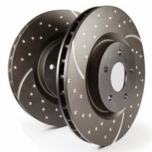 Load image into Gallery viewer, EBC - Brake Rotors - Slot &amp; Drilled - EBC 13-14 Ford Mustang 3.7 (A/T+Performance Pkg) GD Sport Front Rotors - Anything Coyote