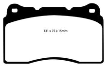 Load image into Gallery viewer, EBC - Brake Pads - Performance - EBC 04-08 Acura TL 3.2 (Manual)(Brembo) Yellowstuff Front Brake Pads - Anything Coyote