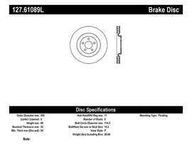 Stoptech - Brake Rotors - Slot & Drilled - StopTech Slotted & Drilled Sport Brake Rotor - Anything Coyote
