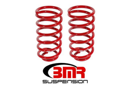 BMR Suspension - Lowering Springs - BMR 79-04 Fox Mustang Rear Lowering Springs - Red - Anything Coyote