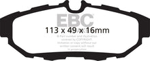 Load image into Gallery viewer, EBC - Brake Pads - Performance - EBC 10-14 Ford Mustang 3.7 Redstuff Rear Brake Pads - Anything Coyote