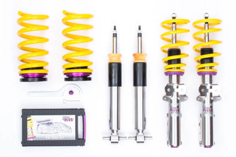 KW - Coilovers - KW Coilover Kit V3 2015 Ford Mustang Coupe + Convertible; excl. Shelby GT500 - Anything Coyote
