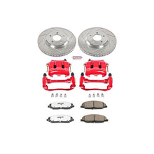 Load image into Gallery viewer, PowerStop - Brake Kits - Performance D&amp;S - Power Stop 05-10 Ford Mustang Front Z26 Street Warrior Brake Kit w/Calipers - Anything Coyote