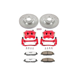 PowerStop - Brake Kits - Performance D&S - Power Stop 05-10 Ford Mustang Front Z26 Street Warrior Brake Kit w/Calipers - Anything Coyote