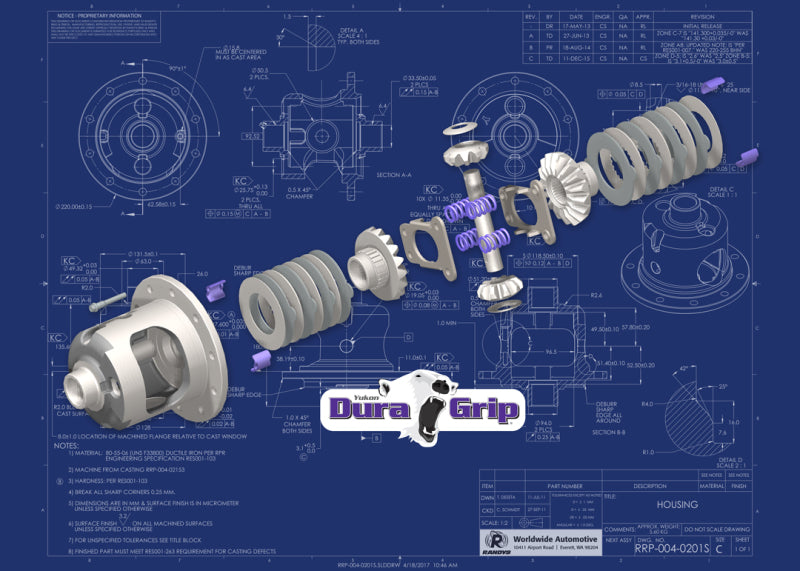 Yukon Gear & Axle - Differentials - Yukon Gear Dura Grip For Ford 7.5in - Anything Coyote