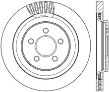 Load image into Gallery viewer, Stoptech - Brake Rotors - Slot &amp; Drilled - StopTech Slotted &amp; Drilled Sport Brake Rotor - 2015 Ford Mustang GT - Rear Right - Anything Coyote