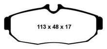 Load image into Gallery viewer, EBC - Brake Pads - Performance - EBC 05-10 Ford Mustang 4.0 Redstuff Rear Brake Pads - Anything Coyote