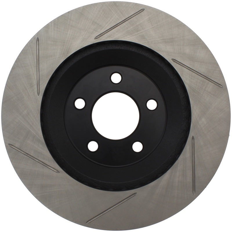 Stoptech - Brake Rotors - Slotted - StopTech Power Slot 94-04 Ford Mustang Front Left Slotted Rotor - Anything Coyote