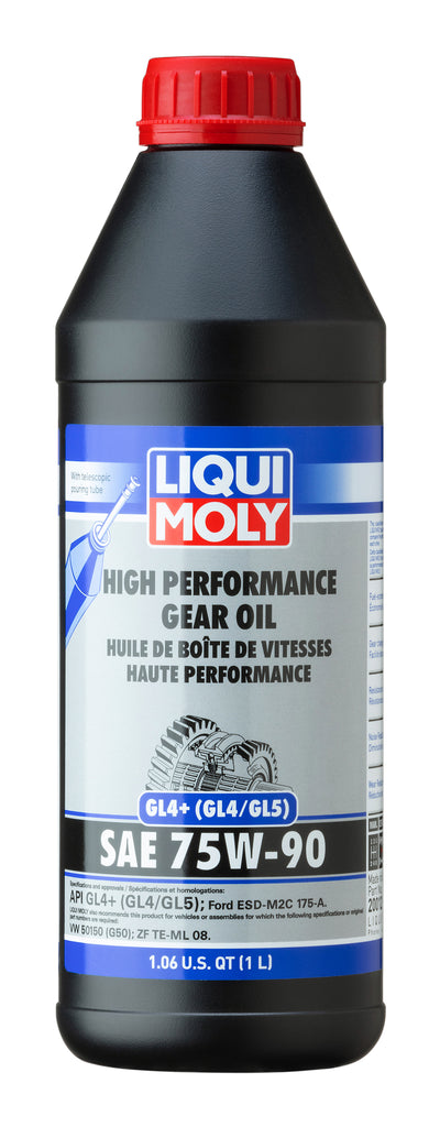 LIQUI MOLY - Gear Oils - LIQUI MOLY 1L High Performance Gear Oil (GL4+) SAE 75W-90 - Anything Coyote