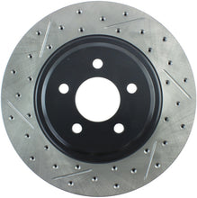 Load image into Gallery viewer, Stoptech - Brake Rotors - Slot &amp; Drilled - StopTech 94-04 Ford Mustang SVT Cobra Slotted &amp; Drilled Sport Front Right Brake Rotor - Anything Coyote
