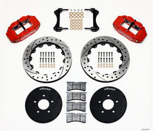 Load image into Gallery viewer, Wilwood - Big Brake Kits - Wilwood Narrow Superlite 6R Front Hat Kit 12.88in Drill Red 1994-2004 Mustang - Anything Coyote