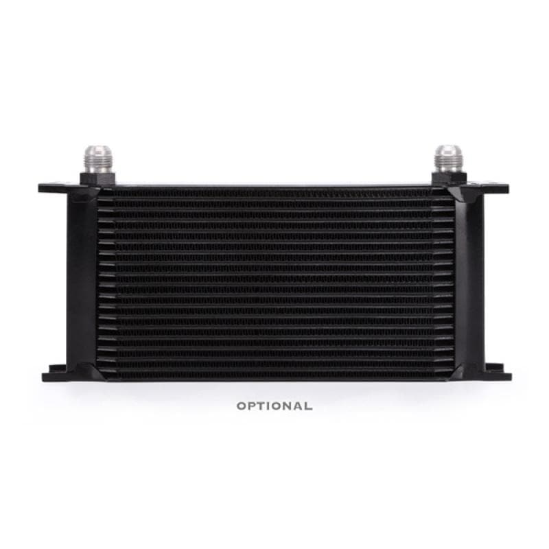 Mishimoto - Oil Coolers - Mishimoto Universal 19 Row Oil Cooler Kit - Black - Anything Coyote