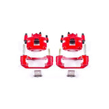 Power Stop 94-98 Ford Mustang Front Red Calipers w/Brackets - Pair