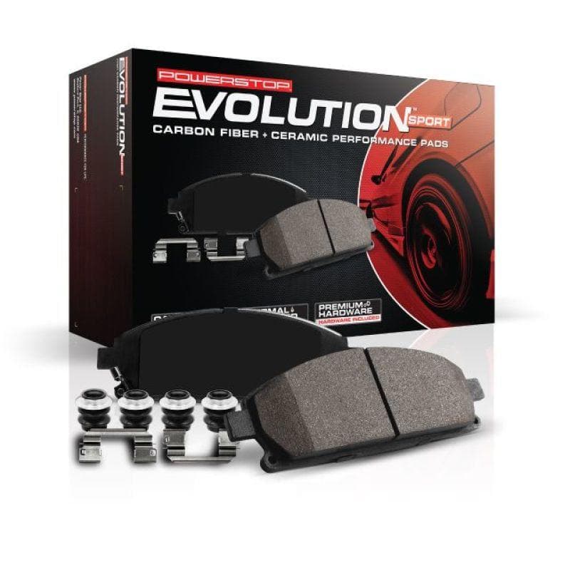 PowerStop - Brake Pads - Performance - Power Stop 16-19 Cadillac ATS Rear Z23 Evolution Sport Brake Pads w/Hardware - Anything Coyote