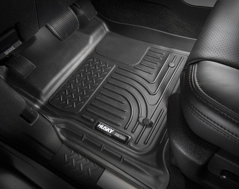Husky Liners - Floor Mats - Rubber - Husky Liners 2015 Ford Mustang WeatherBeater Black Front & Second Seat Floor Liner - Anything Coyote