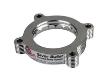 Load image into Gallery viewer, aFe - Throttle Body Spacers - aFe 11-14 Ford Mustang/ 11-14 Ford F-150 V6 3.7L Silver Bullet Throttle Body Spacer - Silver - Anything Coyote