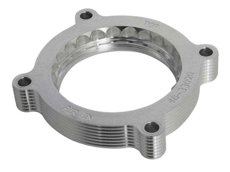 aFe - Throttle Body Spacers - aFe Silver Bullet Throttle Body Spacers 15-16 Ford Mustang GT V8-5.0L - Anything Coyote