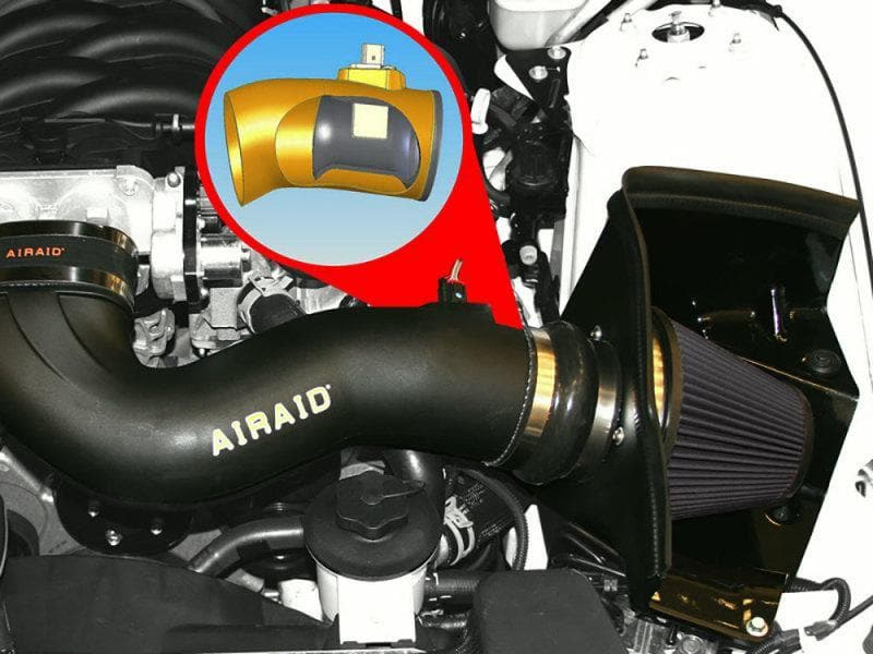 Airaid - Cold Air Intakes - Airaid 05-09 Mustang GT 4.6L MXP Intake System w/ Tube (Dry / Black Media) - Anything Coyote