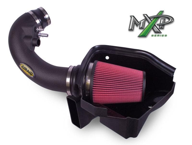 Airaid - Cold Air Intakes - Airaid 11-14 Ford Mustang GT 5.0L Race Only (No MVT) MXP Intake System w/ Tube (Oiled / Red Media) - Anything Coyote