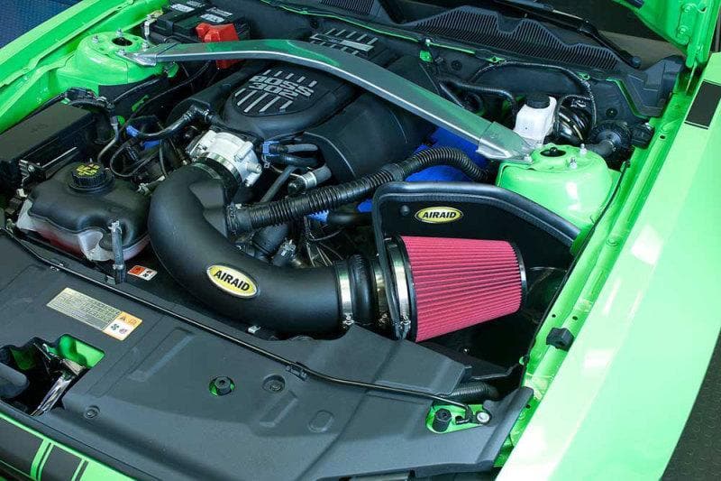 Airaid - Cold Air Intakes - Airaid 12-13 Ford Mustang Boss 302 MXP Intake System w/ Tube (Oiled / Red Media) - Anything Coyote