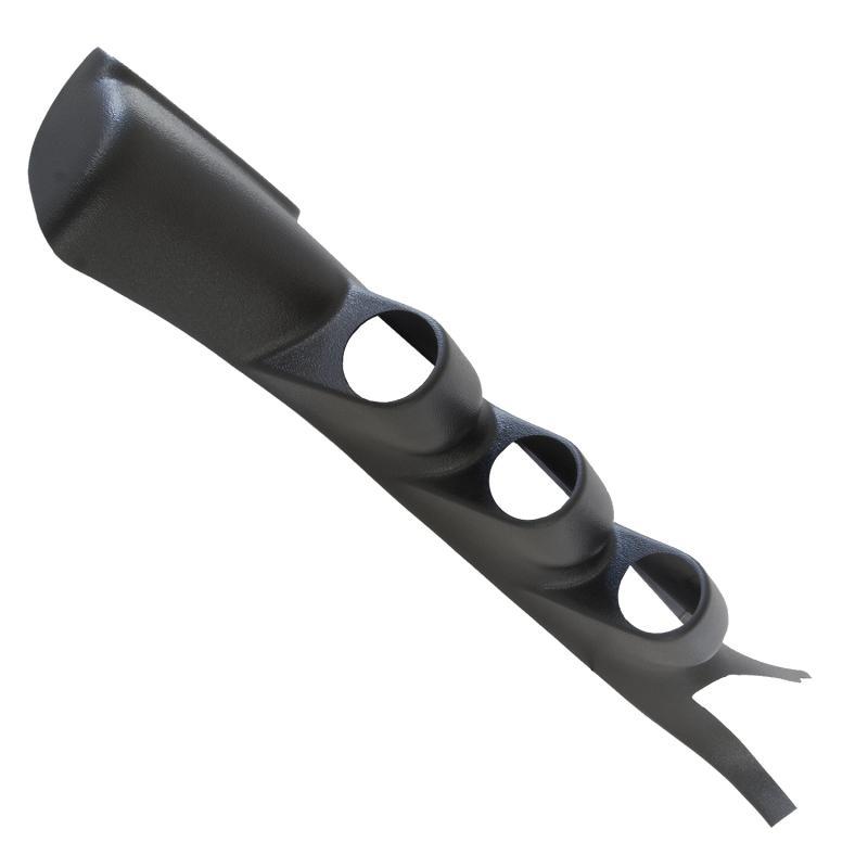 AutoMeter - Gauge Pods - Autometer 05-07 Ford Mustang Convertible 52mm Black Triple Pillar Pod - Anything Coyote