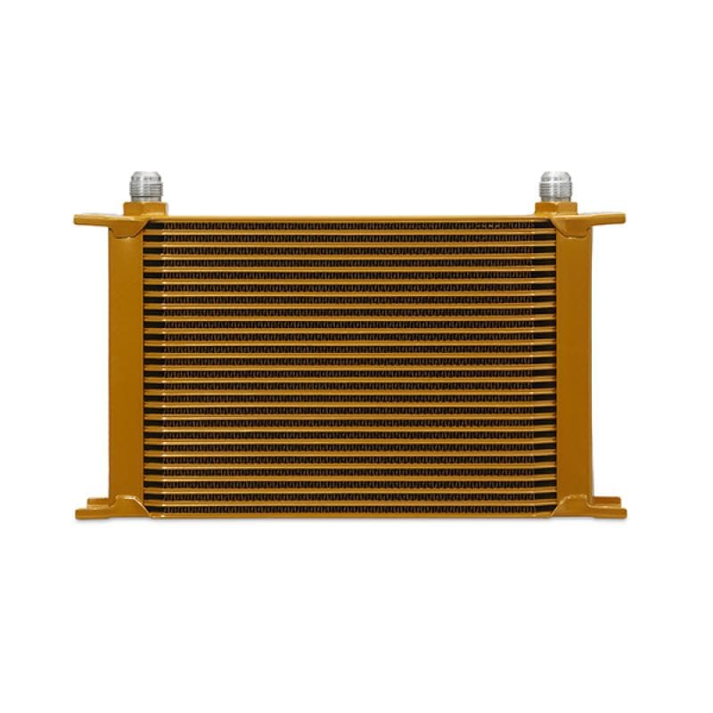 Mishimoto - Oil Coolers - Mishimoto Universal 25-Row Oil Cooler - Gold - Anything Coyote