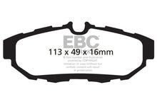 Load image into Gallery viewer, EBC - Brake Pads - Performance - EBC 10-14 Ford Mustang 3.7 Redstuff Rear Brake Pads - Anything Coyote