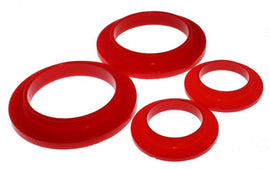 Energy Suspension - Bushing Kits - Energy Suspension 79-04 Ford Mustang SVO Red Rear Spring Upper & Lower Isolator Set - Anything Coyote
