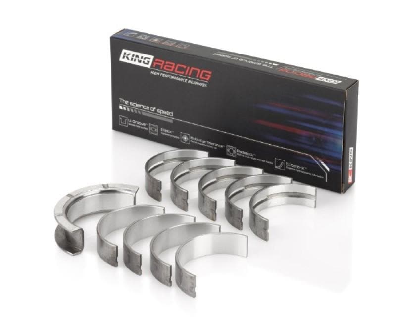 King Engine Bearings - Bearings - King Ford 281 4.6L SOHC 16V Performance Main Bearing Set - Oversize 0.25 - Anything Coyote