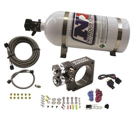 Nitrous Express - Nitrous Systems - Nitrous Express 86-93 Ford Mustang GT 5.0L (Pushrod) Nitrous Plate Kit w/10lb Bottle - Anything Coyote