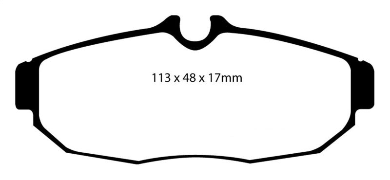 EBC - Brake Pads - Performance - EBC 05-10 Ford Mustang 4.0 Yellowstuff Rear Brake Pads - Anything Coyote