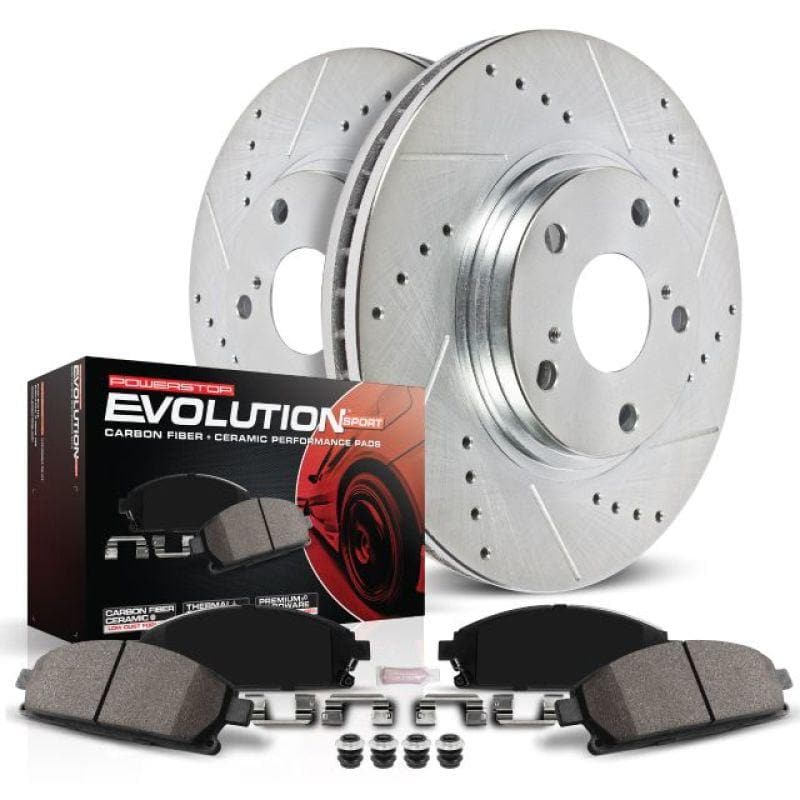 PowerStop - Brake Kits - Performance D&S - Power Stop 94-04 Ford Mustang Rear Z23 Evolution Sport Brake Kit - Anything Coyote