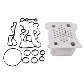 Mishimoto - Oil Coolers - Mishimoto 08-10 Ford 6.4L Powerstroke Replacement Oil Cooler Kit - Anything Coyote