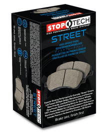 Stoptech - Brake Pads - OE - StopTech 15-18 Ford Mustang Front Street Brake Pads w/Shims & Hardware - Anything Coyote