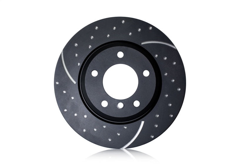 EBC - Brake Rotors - Slot & Drilled - EBC 13-14 Ford Mustang 3.7 (A/T+Performance Pkg) GD Sport Front Rotors - Anything Coyote