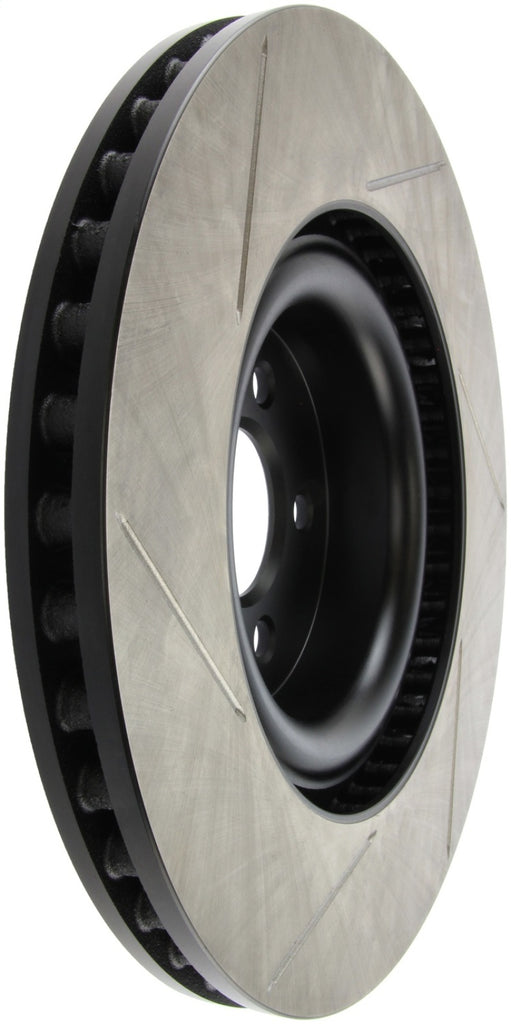Stoptech - Brake Rotors - Slotted - StopTech 2015 Ford Mustang GT w/ Brembo Brakes Left Front Slotted Brake Rotor - Anything Coyote