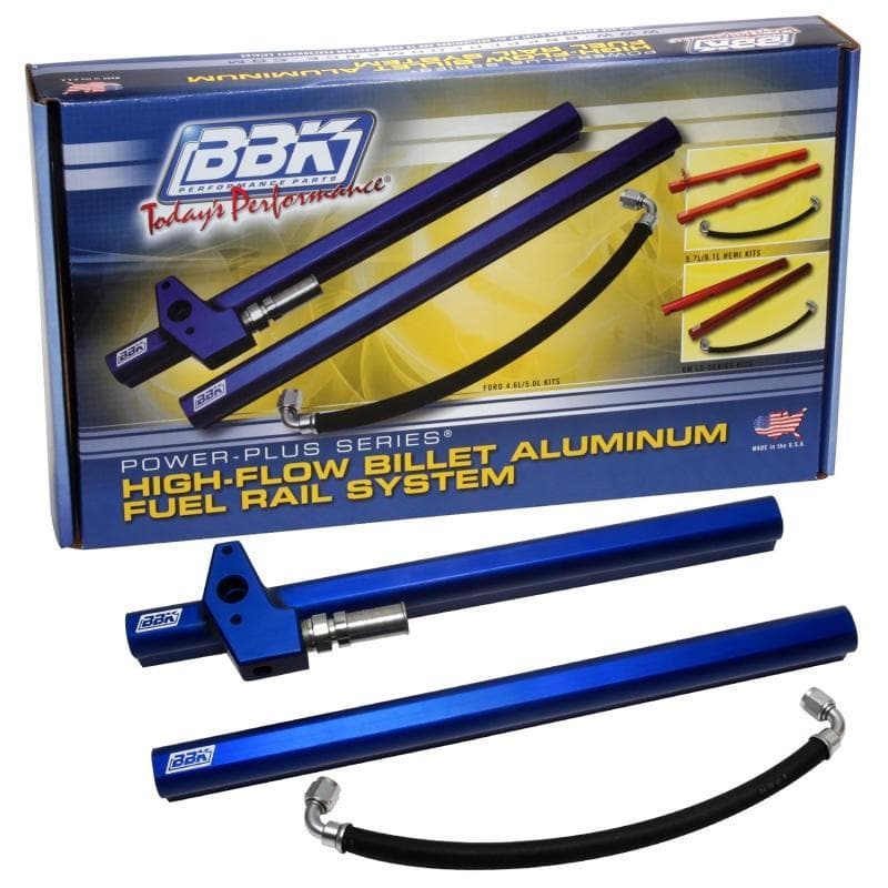 BBK - Fuel Rails - BBK 05-10 Mustang 4.6 GT High Flow Billet Aluminum Fuel Rail Kit - Anything Coyote