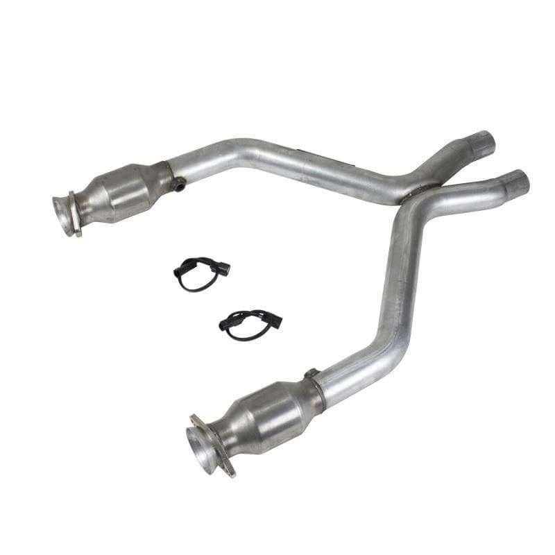 BBK - X Pipes - BBK 11-14 Mustang 3.7 V6 Short Mid X Pipe With Catalytic Converters 2-1/2 For BBK Long Tube Headers - Anything Coyote