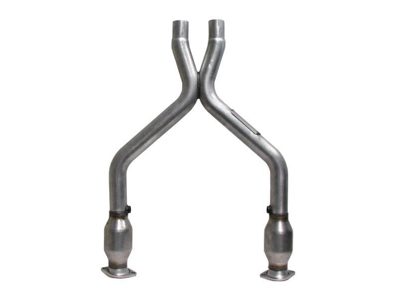BBK - X Pipes - BBK 11-14 Mustang 3.7 V6 Short Mid X Pipe With Catalytic Converters 2-1/2 For BBK Long Tube Headers - Anything Coyote