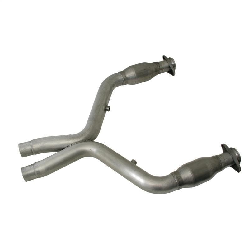 BBK - X Pipes - BBK 11-14 Mustang 5.0 Short Mid X Pipe With Catalytic Converters 3.0 For BBK Long Tube Headers - Anything Coyote