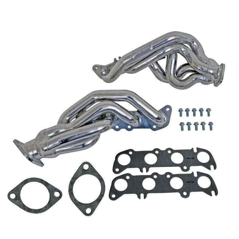 BBK - Headers & Manifolds - BBK 11-14 Mustang GT Shorty Tuned Length Exhaust Headers - 1-5/8 Silver Ceramic - Anything Coyote
