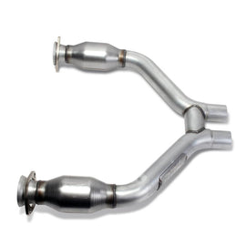 BBK - H Pipes - BBK 2015-16 Mustang V6 Short Mid H Pipe With Converters (To Be Used With 1642 Series Headers) - Anything Coyote