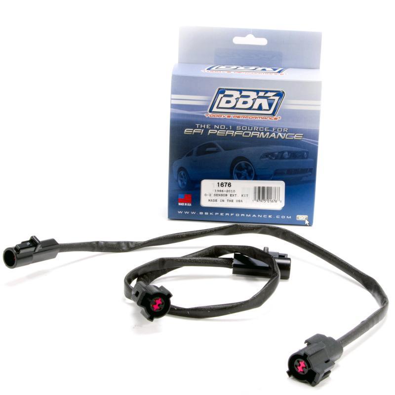 BBK - Gauge Components - BBK 86-10 Mustang 5.0 4.6 O2 Sensor Wire Harness Extensions (pair) - Anything Coyote