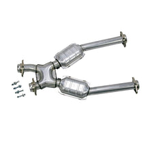 Load image into Gallery viewer, BBK - X Pipes - BBK 96-04 Mustang 4.6 GT / Cobra Short Mid X Pipe w Catalytic Converters 2-1/2 For Long Tube Headers - Anything Coyote